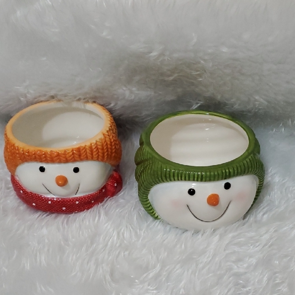 Festive St. Nicholas Square "Snow Days" Serving Bowls